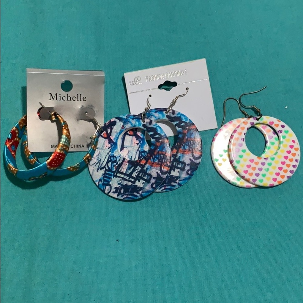 hoop earrings